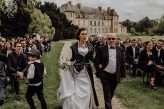 Black and White Victoriana French Chateau Wedding 24