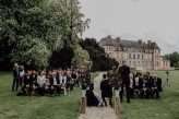 Black and White Victoriana French Chateau Wedding 25