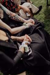 Black and White Victoriana French Chateau Wedding 28