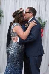 Colourful Informal Wedding Navy Sequin Dress 23