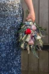 Colourful Informal Wedding Navy Sequin Dress 43