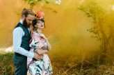 Laidback Bright Barn Styled Shoot with Stunning Colourful Dress43