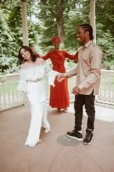 Pot Luck Backyard Wedding… Where They Filmed a Music Video! (15)