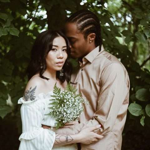 Pot Luck Backyard Wedding… Where They Filmed a Music Video! (35)