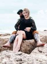 Tropical Beach Laidback Fun Engagement Shoot3