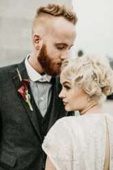 Alice in Wonderland Meets Peaky Blinders LA Warehouse Wedding (28)