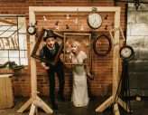 Alice in Wonderland Meets Peaky Blinders LA Warehouse Wedding (98)