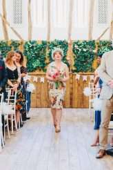 Colourful Flower Explosion Vintage Carousel Wedding 14