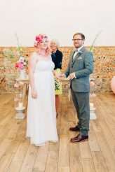 Colourful Flower Explosion Vintage Carousel Wedding 22