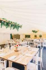 Colourful Flower Explosion Vintage Carousel Wedding 29