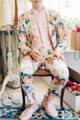 Colourful Flower Explosion Vintage Carousel Wedding 3