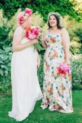 Colourful Flower Explosion Vintage Carousel Wedding 32