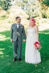 Colourful Flower Explosion Vintage Carousel Wedding 36