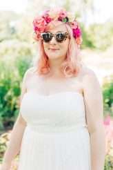 Colourful Flower Explosion Vintage Carousel Wedding 38