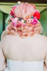 Colourful Flower Explosion Vintage Carousel Wedding 5