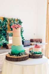 Colourful Flower Explosion Vintage Carousel Wedding 50