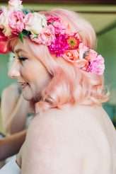 Colourful Flower Explosion Vintage Carousel Wedding 6