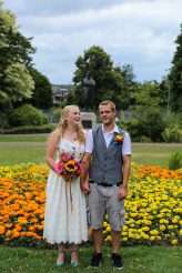 Colourful Intimate Skateboard Wedding 16
