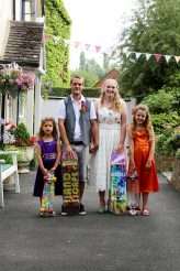 Colourful Intimate Skateboard Wedding 47