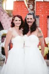 Cross-Dressing Las Vegas Wedding with the Bride & Groom in the Same Dress! (24)