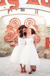 Cross-Dressing Las Vegas Wedding with the Bride & Groom in the Same Dress! (32)