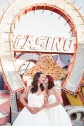 Cross-Dressing Las Vegas Wedding with the Bride & Groom in the Same Dress! (34)