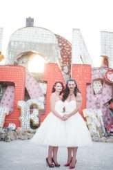 Cross-Dressing Las Vegas Wedding with the Bride & Groom in the Same Dress! (36)