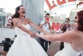 Cross-Dressing Las Vegas Wedding with the Bride & Groom in the Same Dress! (41)
