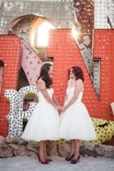 Cross-Dressing Las Vegas Wedding with the Bride & Groom in the Same Dress! (6)