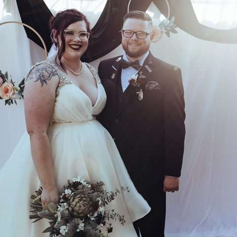 Friday 13th Galaxy Themed Backyard Wedding 14