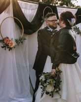 Friday 13th Galaxy Themed Backyard Wedding 22