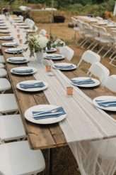 Homemade Farm Wedding with Black Wedding Dress (32)