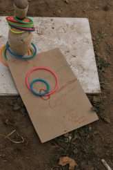 Homemade Farm Wedding with Black Wedding Dress (34)