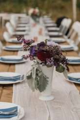 Homemade Farm Wedding with Black Wedding Dress (35)