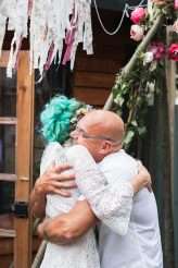 Laid Back Bohemian Garden Wedding with a Barefoot Bride and a £300 Budget! (39)