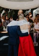 Los Angeles Brunch Wedding with the Bride in a Red Jumpsuit! (21)