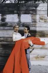 Los Angeles Brunch Wedding with the Bride in a Red Jumpsuit! (32)