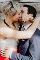 Los Angeles Brunch Wedding with the Bride in a Red Jumpsuit! (35)