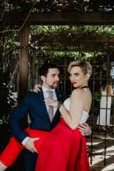 Los Angeles Brunch Wedding with the Bride in a Red Jumpsuit! (37)