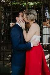 Los Angeles Brunch Wedding with the Bride in a Red Jumpsuit! (40)