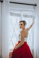 Los Angeles Brunch Wedding with the Bride in a Red Jumpsuit! (6)