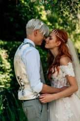 Spiritual Woodland Wedding with Crystals Sage Stick Smudging (3)