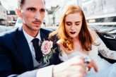 Uber-cool Hackney Wedding with a Canal Boat Arrival (17)