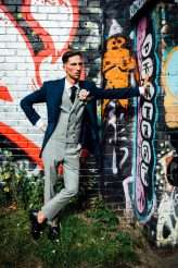 Uber-cool Hackney Wedding with a Canal Boat Arrival (36)