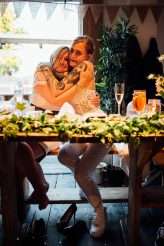 Uber-cool Hackney Wedding with a Canal Boat Arrival (50)