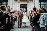 Classic London Wedding with a Bowling Alley Reception, Pizza and All the Power Ballads (18)