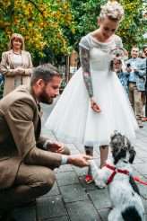 Classic London Wedding with a Bowling Alley Reception, Pizza and All the Power Ballads (19)