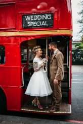 Classic London Wedding with a Bowling Alley Reception, Pizza and All the Power Ballads (22)