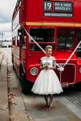 Classic London Wedding with a Bowling Alley Reception, Pizza and All the Power Ballads (9)