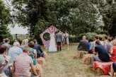 Colourful Bird-Themed Festival Wedding Where EVERYTHING was DIY (22)